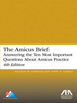 cover image of The Amicus Brief